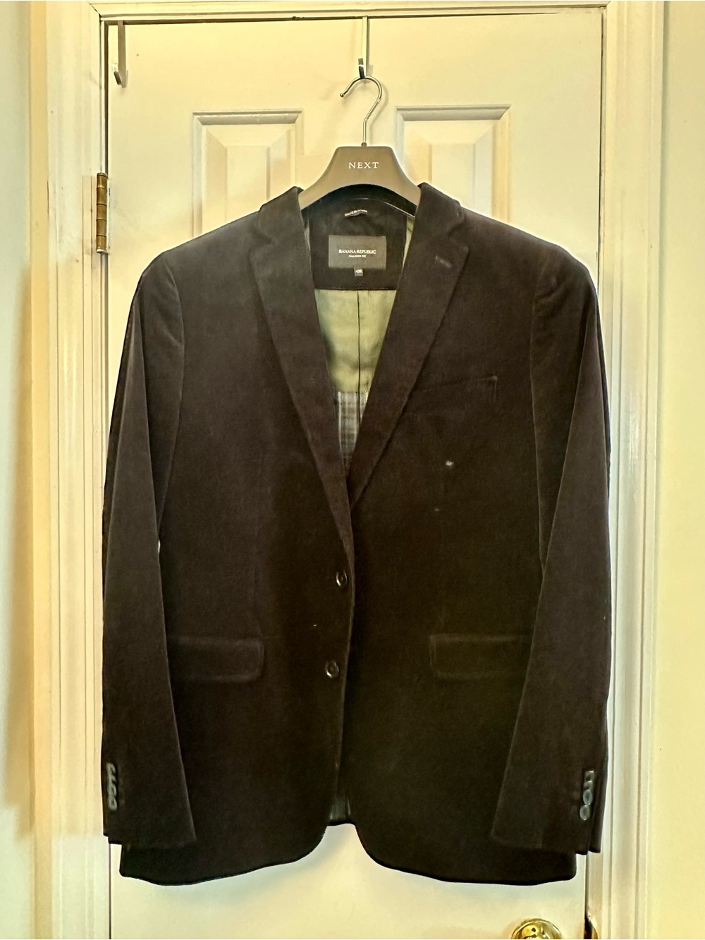 Banana Republic Men's Black Fine Corduroy Blazer New W/Out Tags - 42R
